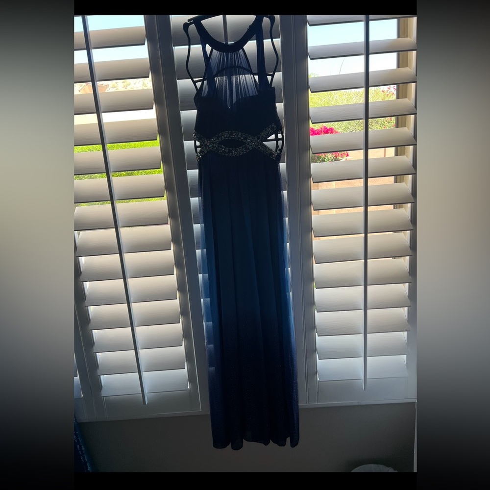 Blue long dress size 1